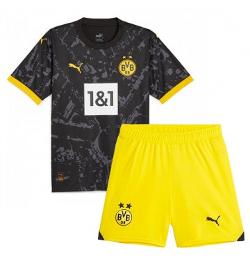 Borussia Dortmund Borta Kläder Barn 2023-24 Kortärmad (+ Korta byxor)
